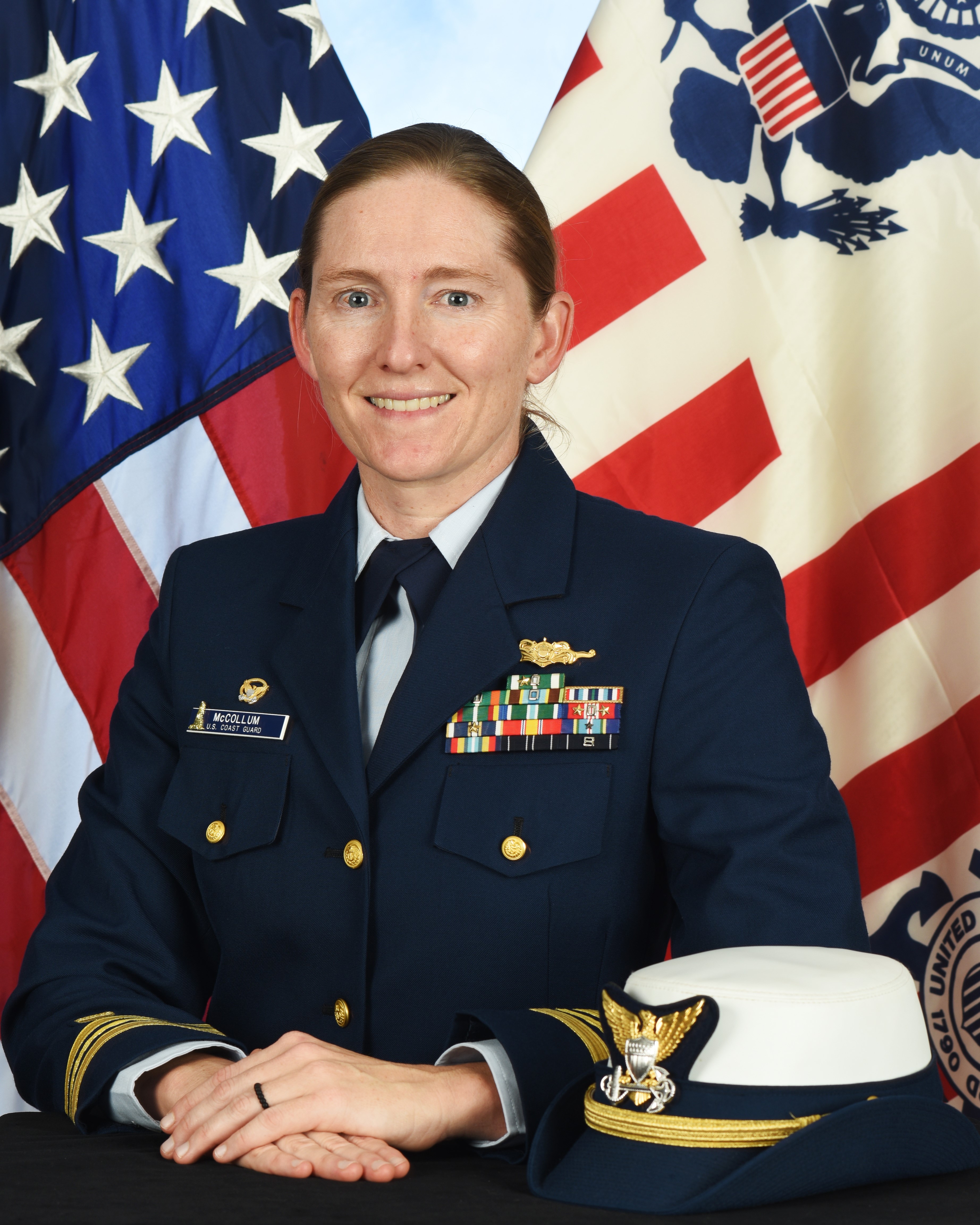 Coast Guard Cutter Hollyhock Commanding Officer Photo - CDR Jessica McCollum Coast Guard Cutter Hollyhock Commanding Officer Photo - CDR Jessica McCollum